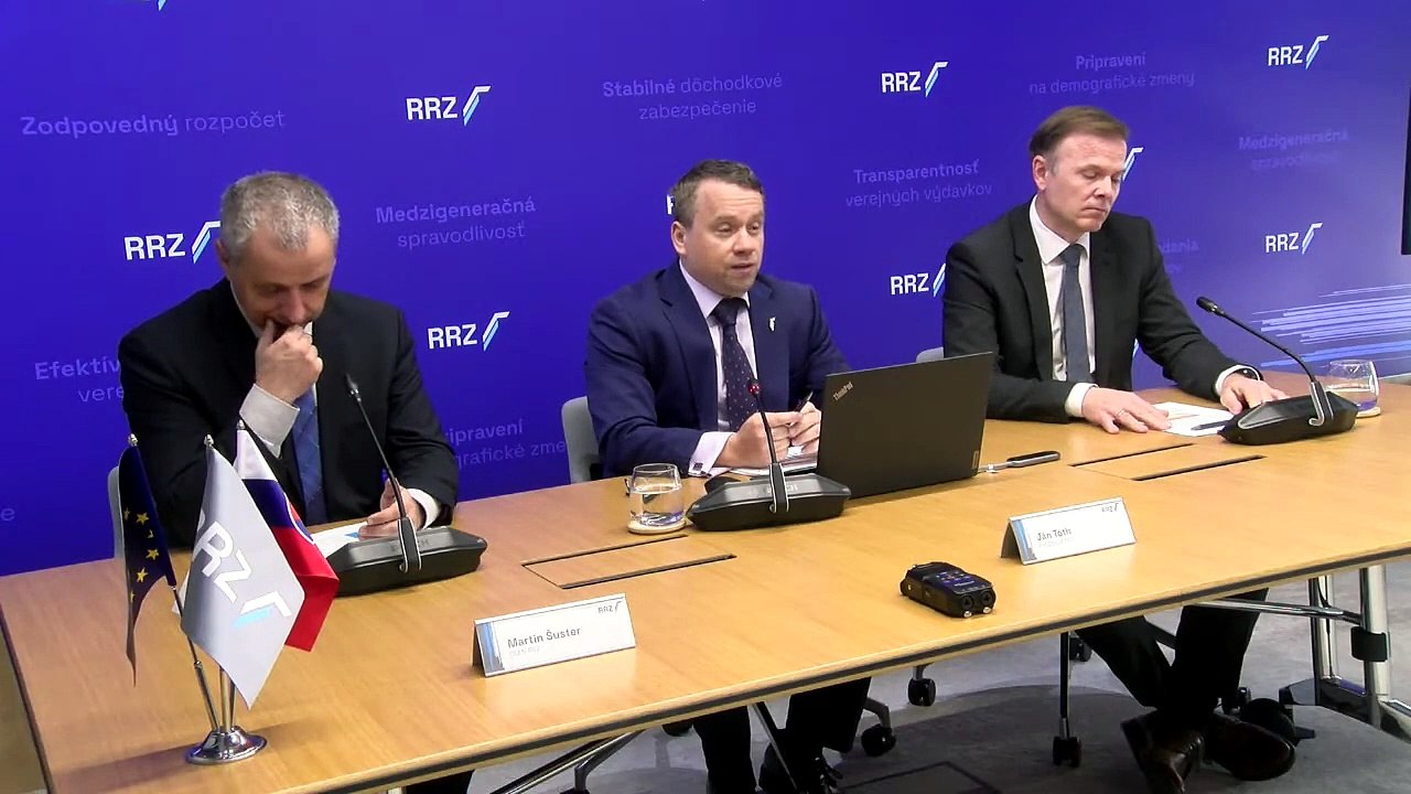 ZÁZNAM: RRZ: Dlhodobá udržateľnosť sa vlani zhoršila a je vo vysokom riziku
