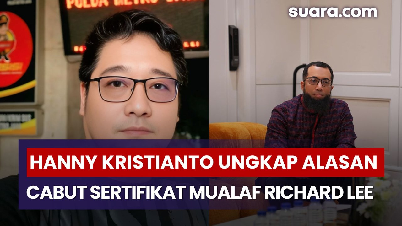 Hanny Kristianto Ungkap Alasan Cabut Sertifikat Mualaf Dokter Richard Lee