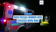 Nove pessoas morrem na Colômbia após explosão causada pela acumulação de gases numa mina