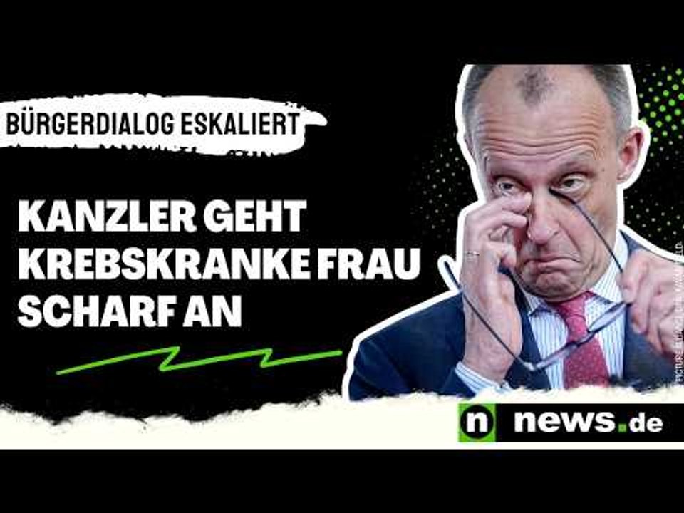 Friedrich Merz: Bürgerdialog gerät aus den Fugen - Kanzler geht krebskranke Frau scharf an
