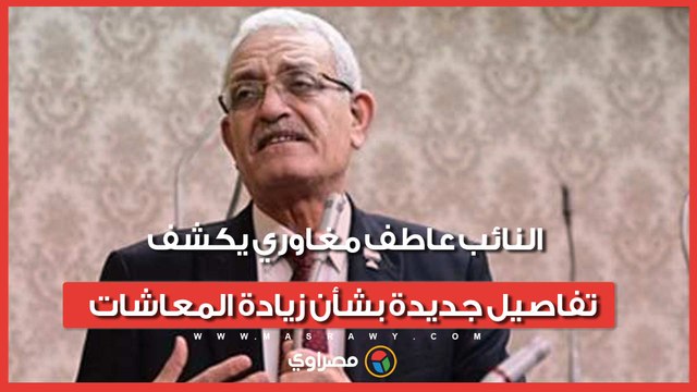 النائب عاطف مغاوري يكشف تفاصيل جديدة بشأن زيادة المعاشات