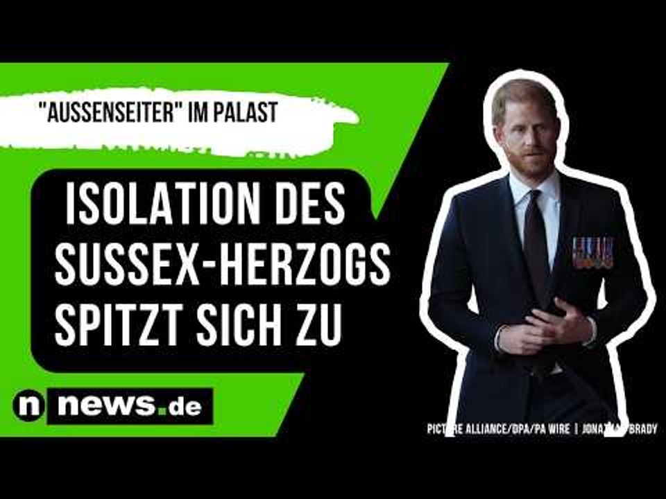 Prinz Harry: 'Außenseiter' im Palast - Isolation des Sussex-Herzogs spitzt sich zu