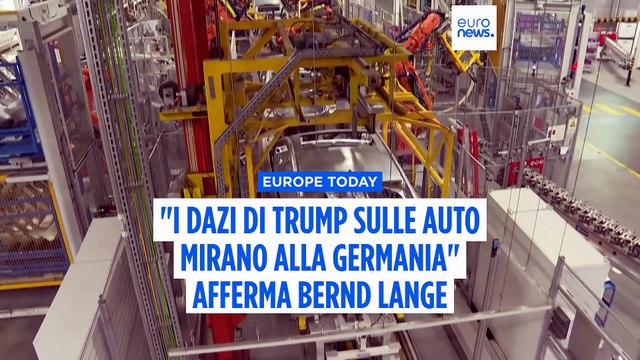 I dazi di Trump sulle auto Ue mirano alla Germania, afferma l'eurodeputato Bernd Lange