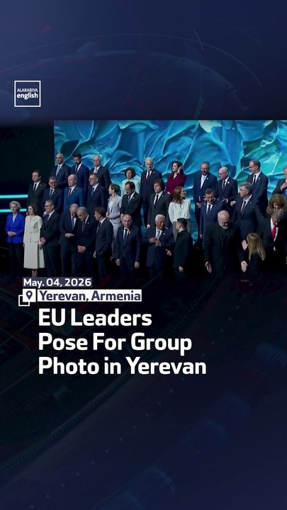 EU Leaders  Pose For Group  Photo in Yerevan