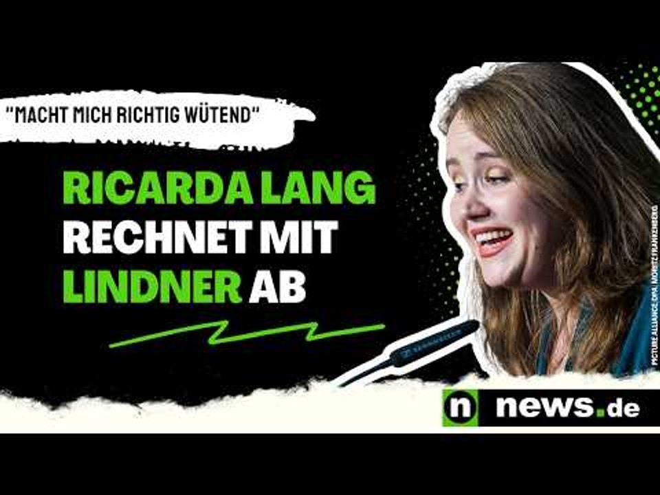 Ricarda Lang: 'Macht mich richtig wütend' - Ex-Grünen-Chefin rechnet mit Christian Lindner ab