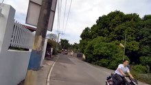 Fresh Concrete Way on San Miguel Road in Calasiao, Pangasinan, Philippines