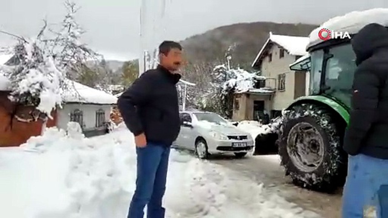 Sibirya değil burası Türkiye! Baharın ortasında beklenmedik manzara