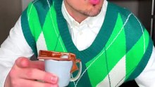 Why is DAD taking my CHOCOLATE coffee😭❤️🍫~ CHEFKOUDY