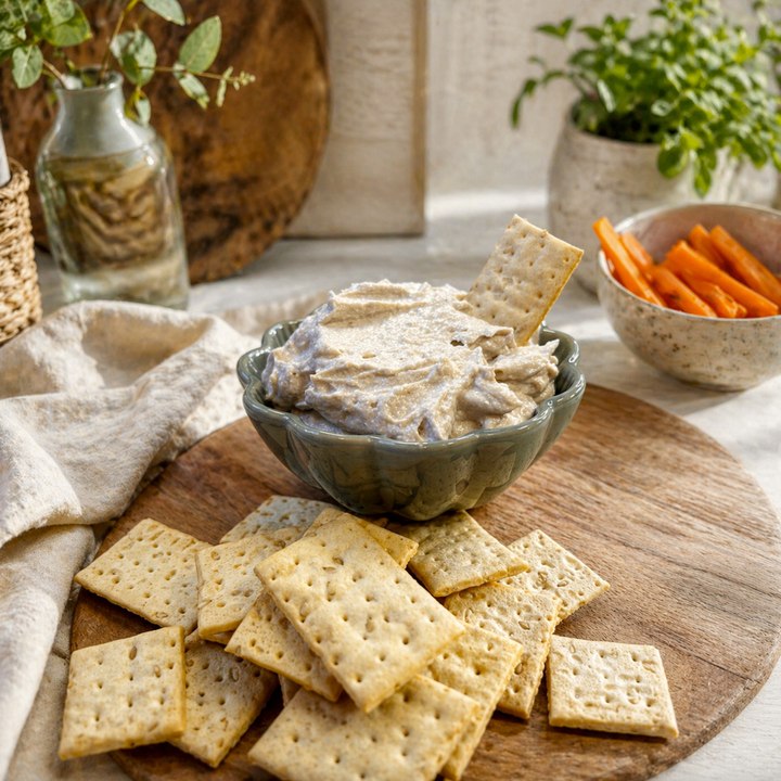 Paté de queso cottage y anchoas