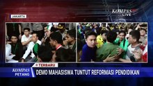 [FULL] Unjuk Rasa, Mahasiswa Sampaikan Poin-Poin Tuntutan ke Wamendikti Fauzan