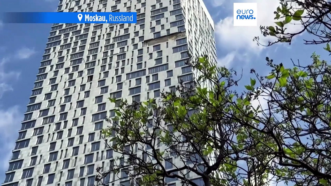 Drohnenangriff auf Hochhaus in Moskau wenige Tage vor Russlands Siegesparade