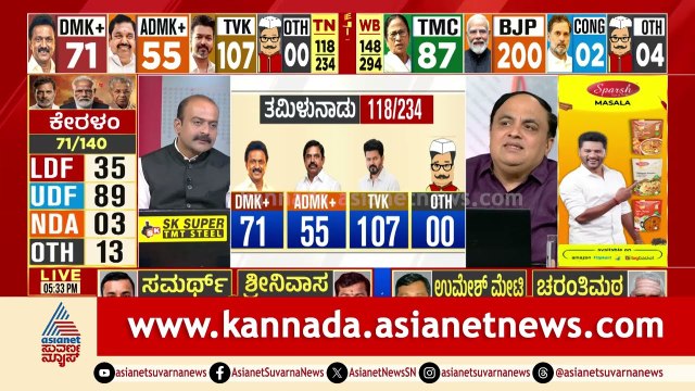 ಬಂಗಾಳದಲ್ಲಿ ಬಿಜೆಪಿ ದ್ವಿಶತಕ ವೈಭವ: ದೀದಿ ಕೋಟೆ ಮಣ್ಣುಪಾಲು! | BJP West Bengal Victory | Suvarna News