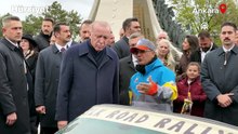 Cumhurbaşkanı Erdoğan, Doğu-Batı Dostluk ve İpek Yolu Rallisi grubunu uğurladı