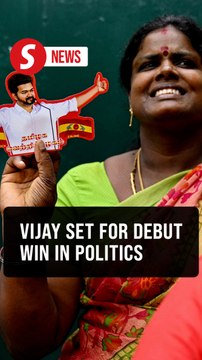 Supporters celebrate as Vijay and Modi's parties set to gain big in Indian state elections