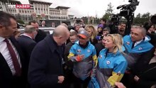 Cumhurbaşkanı Erdoğan, Doğu-Batı Dostluk ve İpek Yolu Rallisi grubunu uğurladı