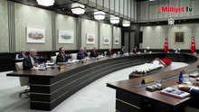 Kabine, Cumhurbaşkanı Erdoğan başkanlığında toplandı