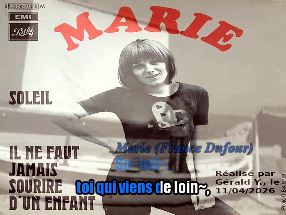 Marie (Marie-France Dufour)_Soleil (Clip 1971)