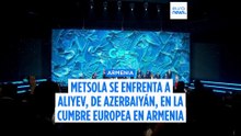 Metsola se enfrenta al presidente azerbaiyano Aliyev en la cumbre europea de Armenia
