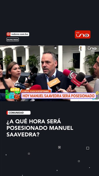 Manuel Saavedra será posesionado este lunes