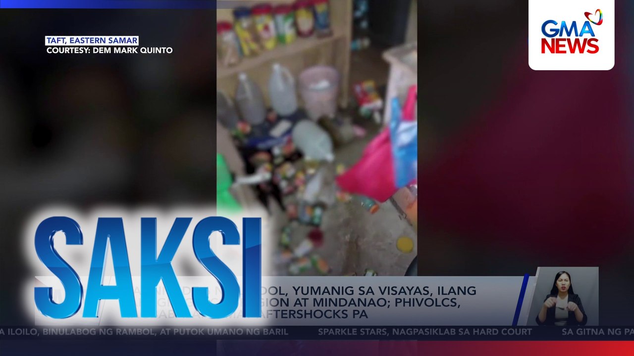 Magnitude 6 na lindol, yumanig sa Visayas, ilang bahagi ng Bicol Region at Mindanao | Saksi