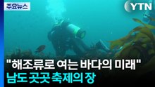 "해조류로 여는 바다의 미래"...남도 곳곳 축제의 장 / YTN