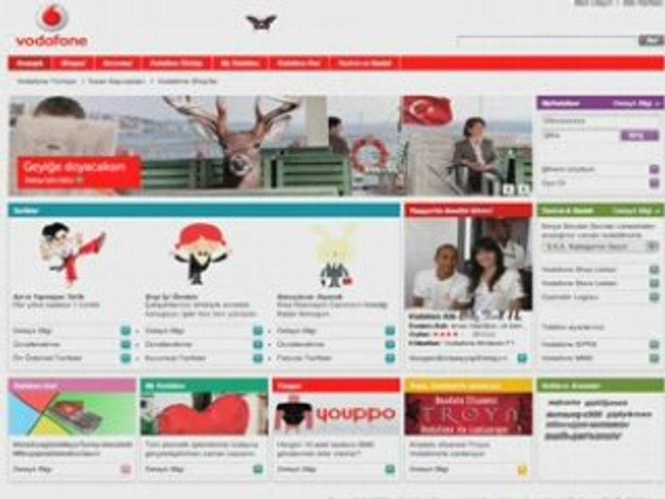 Vodafone-Banner ana sayfa