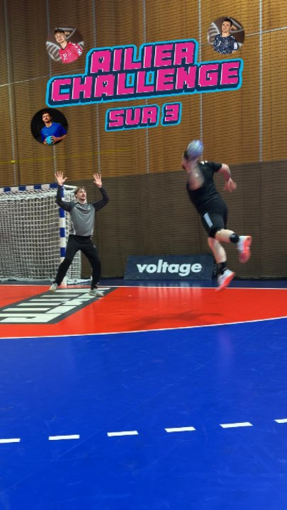 Ailier Challenge sur 3 ! 🤾🏻‍♂️✨ #Handball #Hand #Challenge #Sports