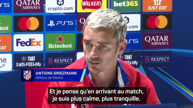 Atlético - Griezmann serein avant un possible dernier grand soir en C1