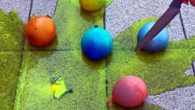 Colorful balloon popping explosion fun 🎈