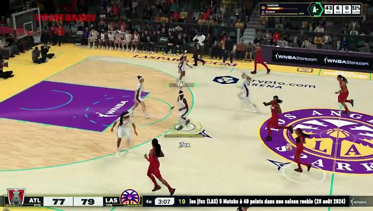 NBA 2K25 Ma carrière Wnba vs atlanta dream