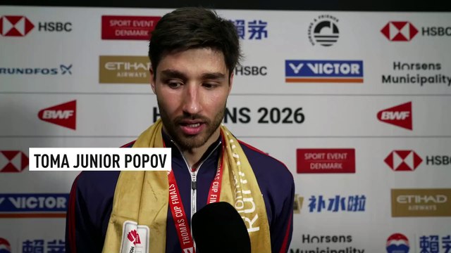 Toma Junior Popov après les Championnats du monde par équipes : « L'impression que cette médaille d'argent est en or » - Badminton