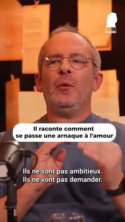Il raconte comment se passe une arnaque à l'amour 😱