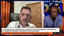 Presidente del Congreso de LLA Misiones confirmó que su fundación recibió 2.700 productos de Aduana
