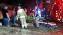 Casal é atropelado pelo próprio carro na Rua Carlos de Carvalho