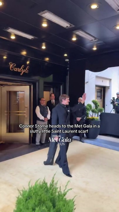 ‘Heated Rivalry’ Star Connor Storrie Departs for the 2026 Met Gala