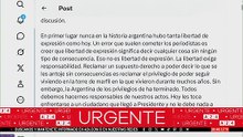 Milei apuntó contra los periodistas