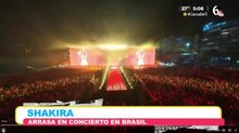 Shakira ¿arrasó en su concierto en Brasil?