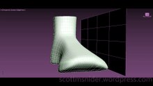 Ponikarovsky: 3DS MAX Practice Polygon Modeling Foot Model Video #2 (05-04-2026)