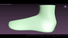 Ponikarovsky: 3DS MAX Practice Polygon Modeling Foot Model Video #5 (05-04-2026)