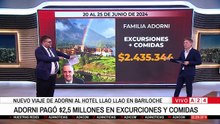 El viaje de Adorni al Llao Llao