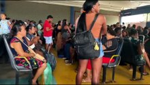 Atraso no sistema ferry-boat faz passageiros perderem a paciência nesta terça-feira; mau tempo afeta operação