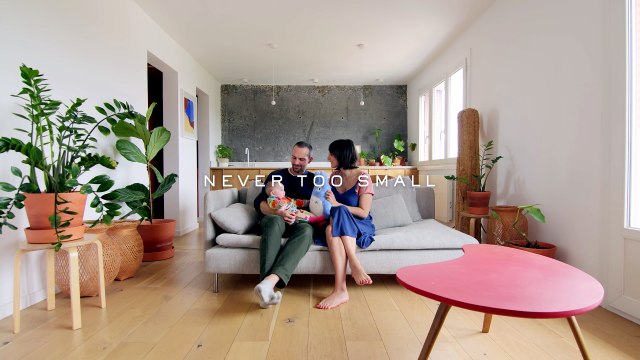 NEVER TOO SMALL: Architect Couple’s Small Heritage Apartment, France 57sqm/613sqft