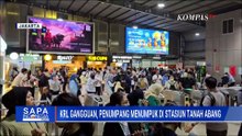 Rekaman Detik-Detik Aliran Listrik KRL di Stasiun Jurang Mangu Tersambar Petir | SAPA PAGI