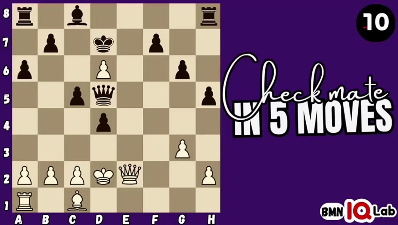 #ChessBattle ⚔️🛡 Can you checkmate in 5 moves? (Part 41) (White to play)♟️