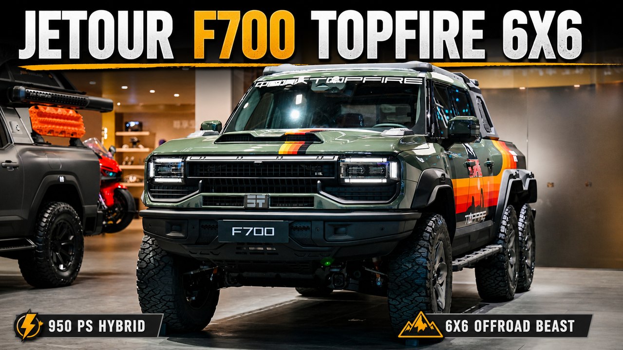 Jetour F700 TopFire 6x6: Luxus trifft Hardcore Offroad