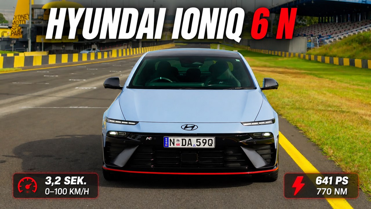 Hyundai Ioniq 6 N: Neue Sportlimousine mit 0–100 km/h in 3,2 s