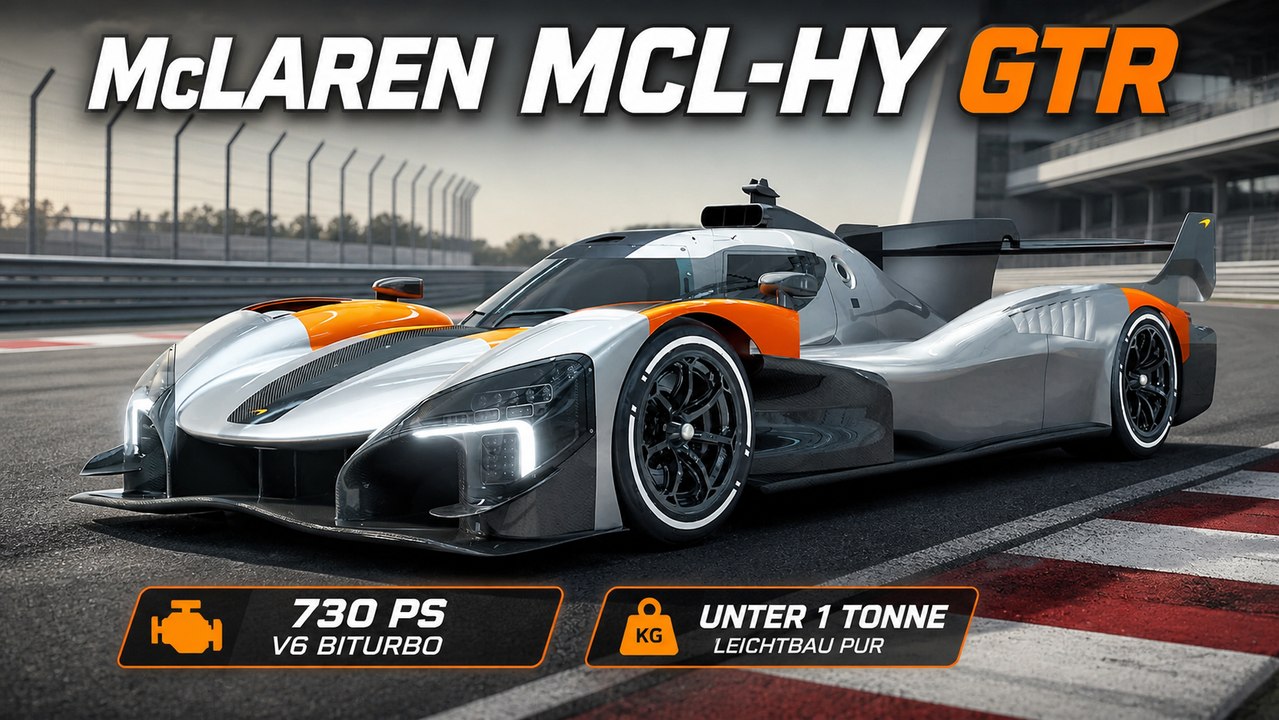 McLaren MCL-HY GTR Leichtbau trifft auf extreme Performance