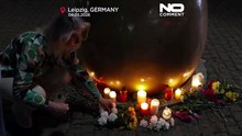 Alemanha: deixam flores e velas em Leipzig após ataque com carro