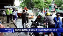 Terbaru! Banjir Jakarta Genangi Ruas Jalan Kembangan dan Cengkareng, Arus Lalu Lintas Tersendat