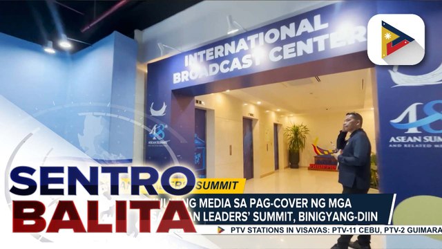 International Media Center para sa ASEAN Leaders’ Summit, pormal nang binuksan; halaga na matalakay ang disaster resiliency, binigyang-diin ni Cebu Gov. Baricuatro | ulat ni Jessee Atienza - PTV Cebu